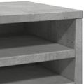 vidaXL Organizér na stôl betónovosivý 36x26x29,5 cm kompozitné drevo