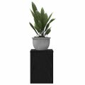 vidaXL Stojan na rastliny 2 ks Čierny dub 25 x 25 x 35 cm