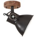 vidaXL Industriálne nástenné/stropné lampy 2 ks, čierne 20x25 cm E27