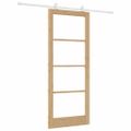 vidaXL Posuvné dvere ORKDAL 86 x 211 cm Prírodná