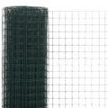 vidaXL Drôtené pletivo, oceľ potiahnutá PVC 10x0,5 m, zelené
