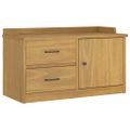 vidaXL Lavica do predsiene SANDNES 87x40x50 cm borovicový masív