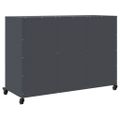 vidaXL Komoda antracitová 100,5x39x72 cm oceľ