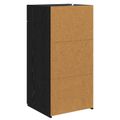 vidaXL Servírovacia skriňa Čierny dub 45 x 42,5 x 93 cm