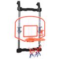 vidaXL Detská basketbalová súprava do dverí nastaviteľná