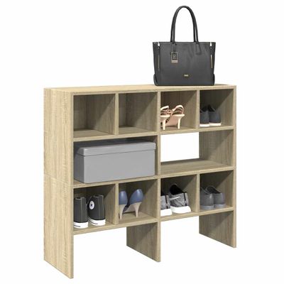 vidaXL Stojany na topánky 2 ks stohovateľné dub sonoma 89,5x30x40 cm