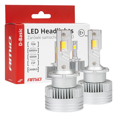 LED žiarovky hlavného svietenia D-Basic Series D4S/D4R AMiO-03629