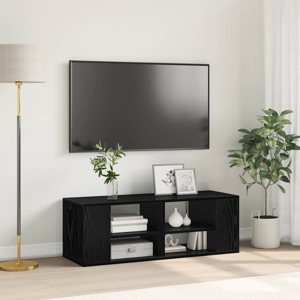 vidaXL Zostava TV skriniek Nástenný Čierny dub 102 x 35 x 35 cm