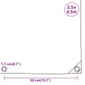vidaXL Celta čierna 2,5x4,5 m 650 g/m²