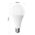 LED žiarovka Classic A80 / E27 / 20 W (150 W) / 2452 lm / Neutrálna biela
