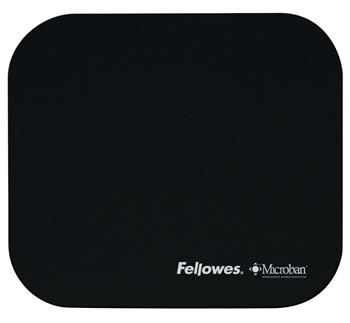 Podložka pod myš Fellowes Microban čierna Podložka pod myš, antibakteriálna ochrana Microban, čierna