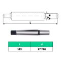 vidaXL Rýchloupínacie skľučovadlo MT3-B18 s upínacím rozsahom 16 mm 1-16B16