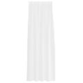 vidaXL Voile záclona 2 ks Biela 245 x 140 cm Polyester