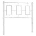 vidaXL Kovové náhradné čelo postele biele 90 cm