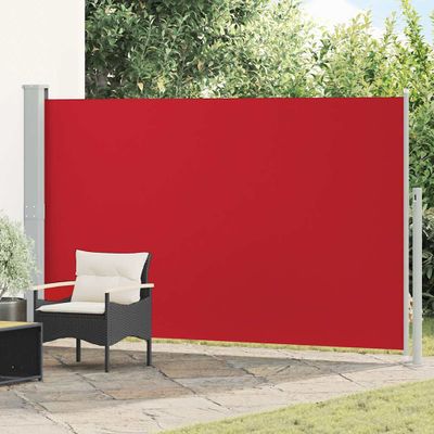 Bočná markíza na terasu/balkón 180x300 cm, červená