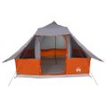vidaXL Tipi stan 8-miestny Šedá a oranžová taft