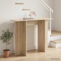 vidaXL Konzolový stôl Dub sonoma 100 x 30 x 75 cm Kompozitné drevo