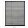 vidaXL Plisovaná okenná sieťka proti hmyzu antracitová 60x80 cm hliníková