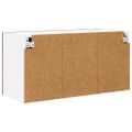 vidaXL Závesná skrinka Dymová dub 80 x 31 x 40 cm Kompozitné drevo