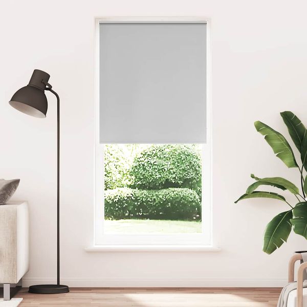 vidaXL Zatemňovacia roleta 124,4x230 cm, šírka látky 120 cm, sivá