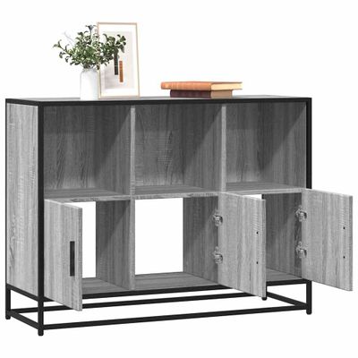 vidaXL Komoda sivý dub sonoma 100x35x76 cm kompozitné drevo