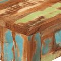 vidaXL Konzolový stolík 110x30x76 cm masívne recyklované drevo