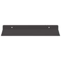 vidaXL Závesná polica 2 ks Čierny 30 x 17,5 x 2,5 cm Oceľ