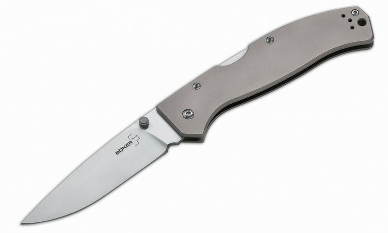 Böker Plus 01BO188 Titan Drop vreckový nôž 9,3 cm, titán