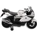Elektrická motorka pre deti, biela BMW 283 6 V