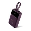 Power banka Forever Vibe-TB65 PD QC 65W 20000 mAh tmavá čerešňová