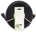 NEDIS High Speed HDMI 2.0 kabel s ethernetem/ 4K@60Hz/ zlacené konektory HDMI-HDMI/ černý/ bulk/ 15m