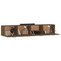 vidaXL Nástenné skrinky 2 ks dymový dub 100x36,5x35 cm sprac. drevo