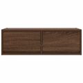 vidaXL TV skrinka, hnedý dub 80x31x25,5 cm spracované drevo