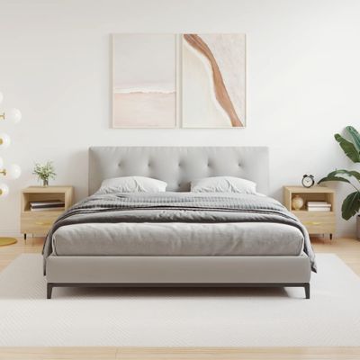vidaXL Nočné stolíky 2 ks dub sonoma 40x35x47,5 cm kompozitné drevo