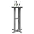 vidaXL Barový stôl Svetlosivá 55 x 55 x 107 cm Polyetylén