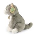 Plyšová mačka šedá 23 cm ECO-FRIENDLY SOFT