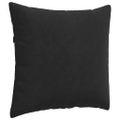 vidaXL Vankúše na pohovku 2 pcs Čierna 45 x 45 cm Kordúrová tkanina