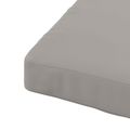 vidaXL 1-dielny sedací vankúš SOEST 100% polyester Sivá 70 x 70 x 7 cm