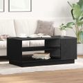 vidaXL Konferenčný stolík Čierny dub 102 x 55 x 43 cm Kompozitné drevo
