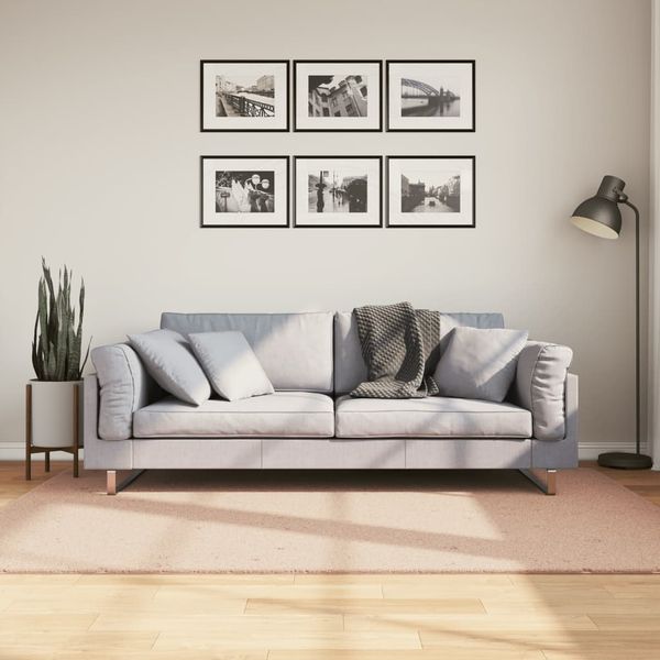 vidaXL Koberec HUARTE s krátkym vlasom umývateľný rumencový 140x200 cm