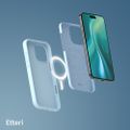 Etteri Silicone Mag puzdro pre iPhone 16 Pro 6,3" svetlomodrá