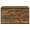 vidaXL Lavica do chodby 80x40x45 cm dymový dub spracované drevo