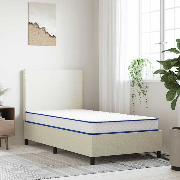 vidaXL Matrac s pamäťovou penou, biely 90x190x17 cm mäkký