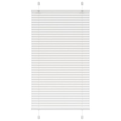 vidaXL plisovaná roleta biela 70x150 cm šírka látky 69,4 cm