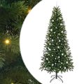 vidaXL Umelý vianočný stromček Zelená 240 cm PE a PVC