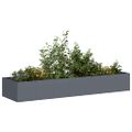 VidaXL kvetináč antracit 280x80x40 cm Oceľ