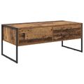 vidaXL Konferenčný stolík Staré drevo 100 x 46 x 40 cm