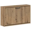 vidaXL Nástenný botník HOORN 71 x 17 x 43 cm Kompozitné drevo