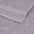 vidaXL Sprchové osušky FROGN 10 ks sivé 70x140 cm 360 g/m²