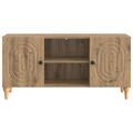 vidaXL TV skrinka 102 x 34,5 x 50 cm Dub artisan Kompozitné drevo